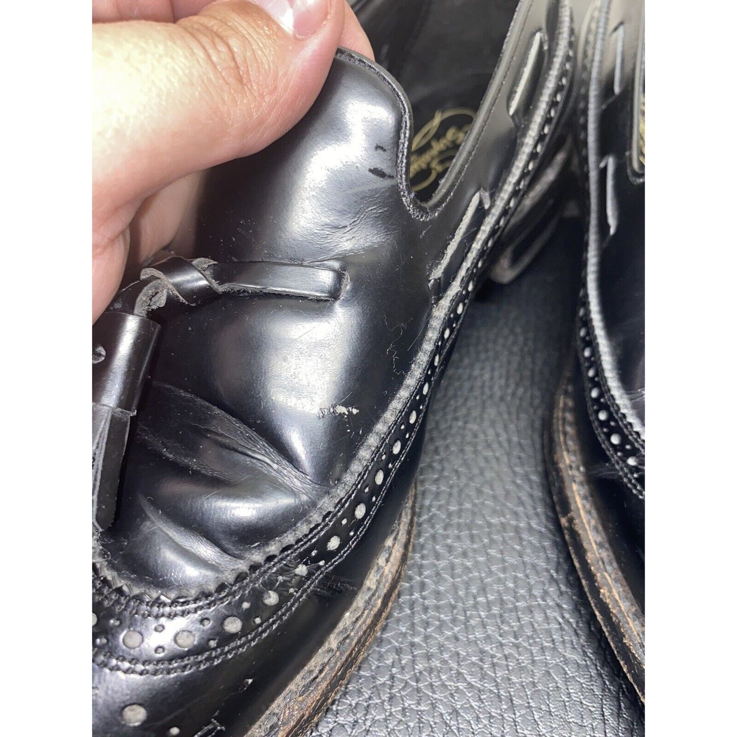 Florsheim Shoe Signature Collection Men’s Black Sz 8.5D Dress Shoes