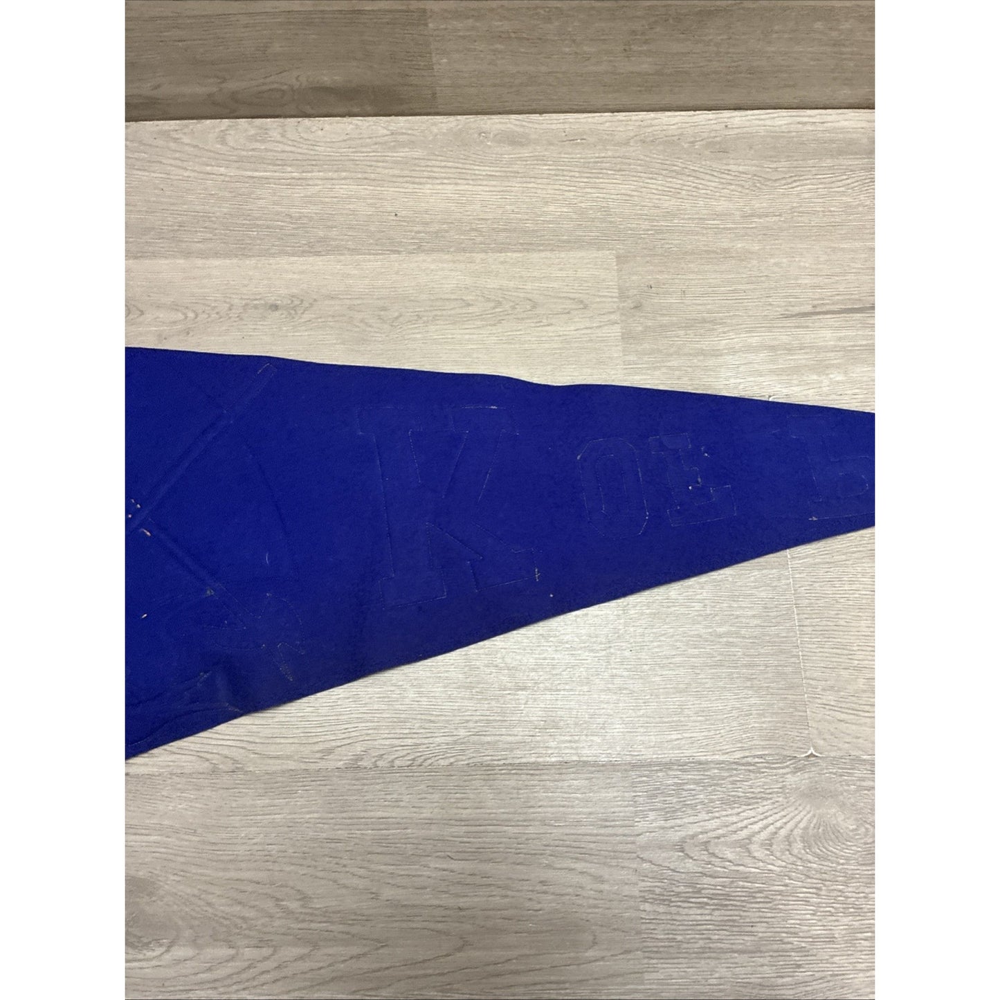 Antique Knights Of Pythias Pennant Tagged 29” Felt