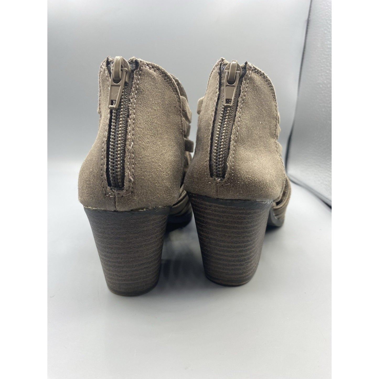 Fergalicious by Fergie Jillie Booties, Women's Size8 Brown