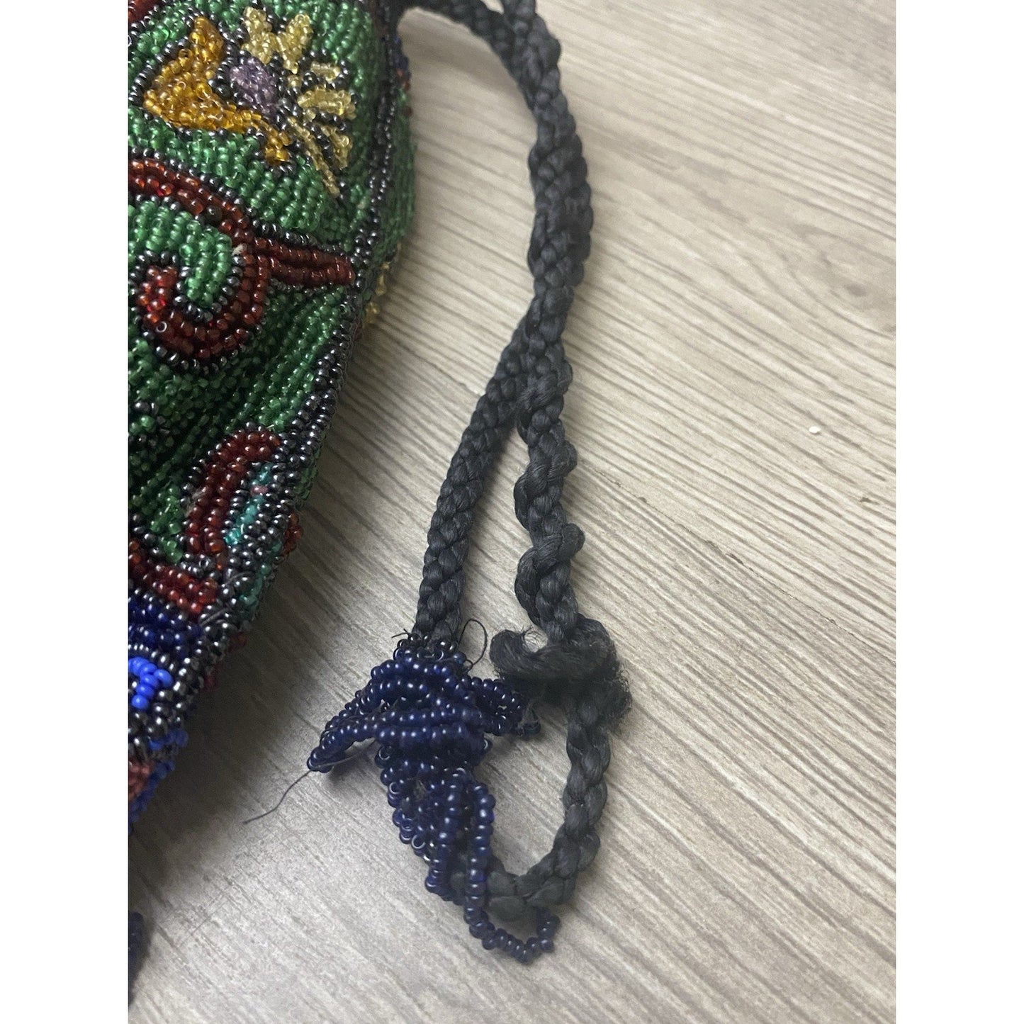 Flapper Style Micro Beaded Ornate Purse
