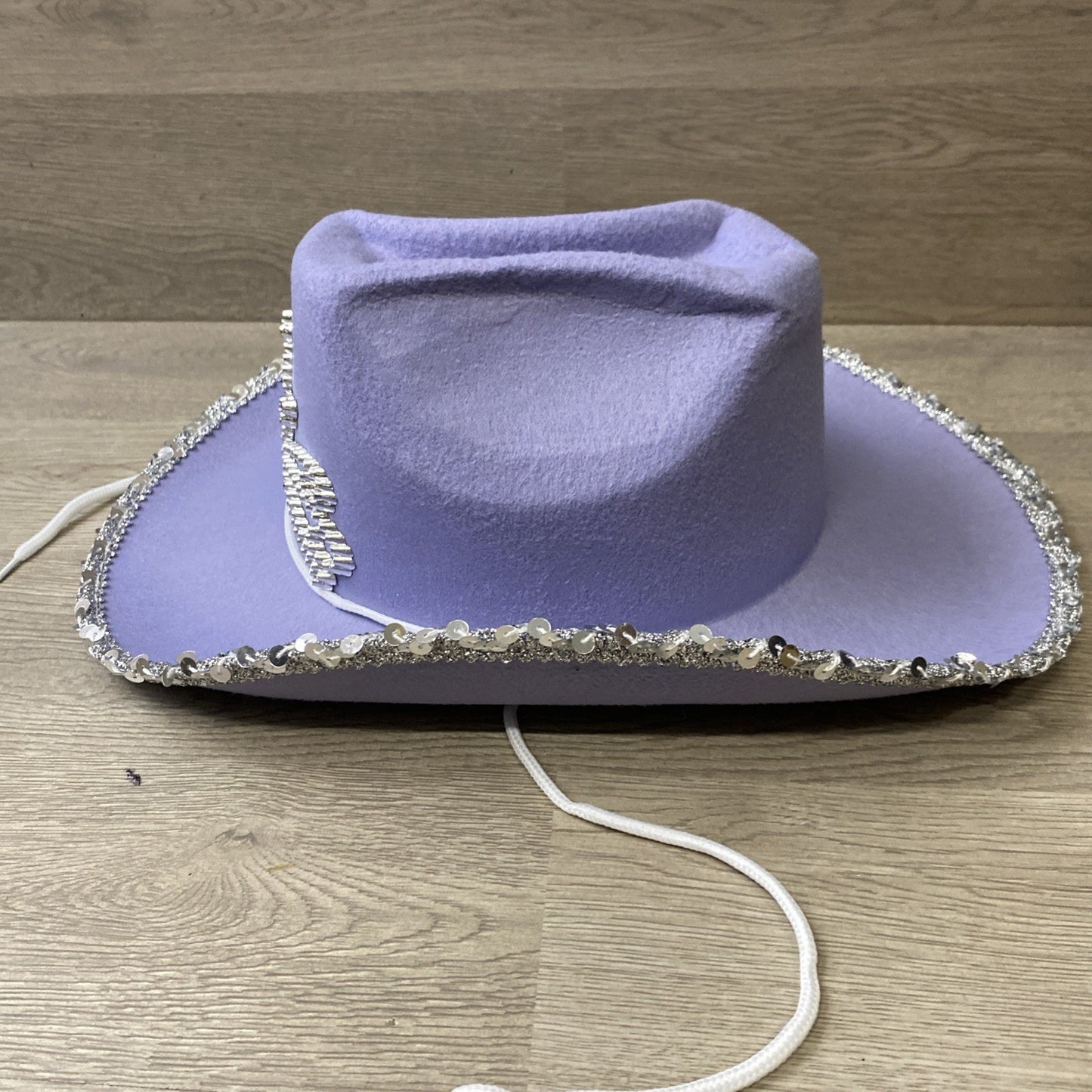New Girls Purple Princess Fancy Sequence Cowgirl Hat Replicas by Parris
