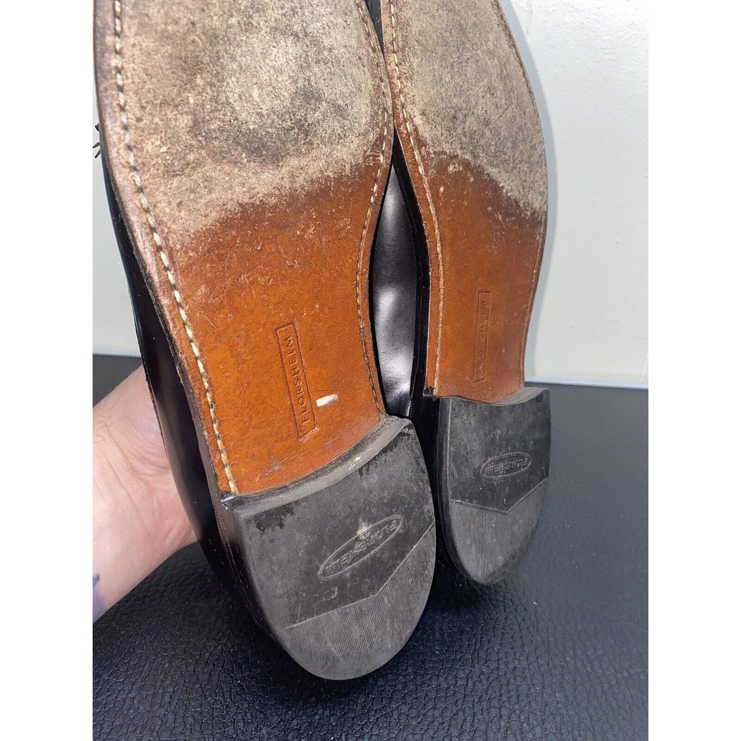Florsheim Shoe Signature Collection Men’s Black Sz 8.5D Dress Shoes