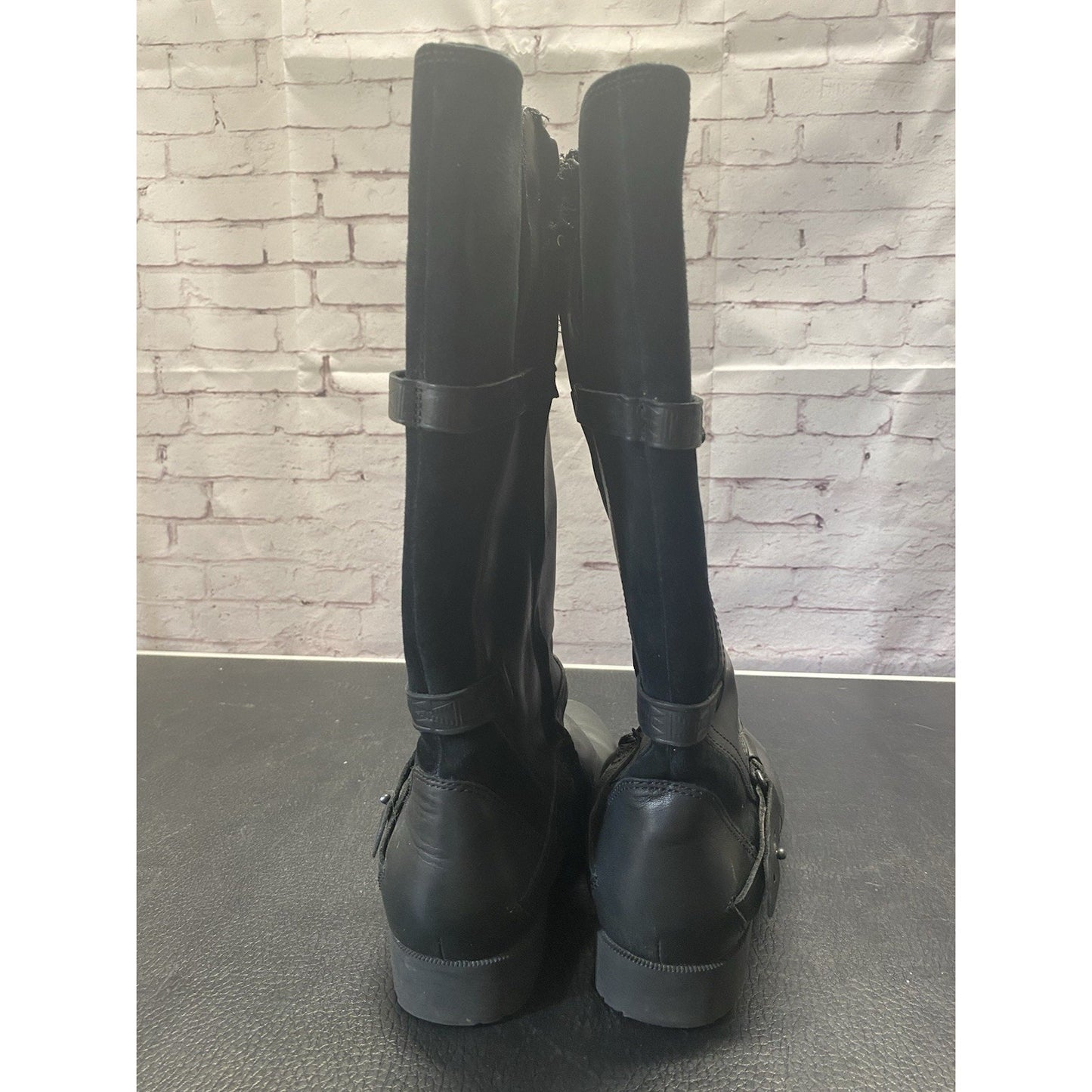 Teva F19116H Calf High Boots Leather SZ 8 Riding