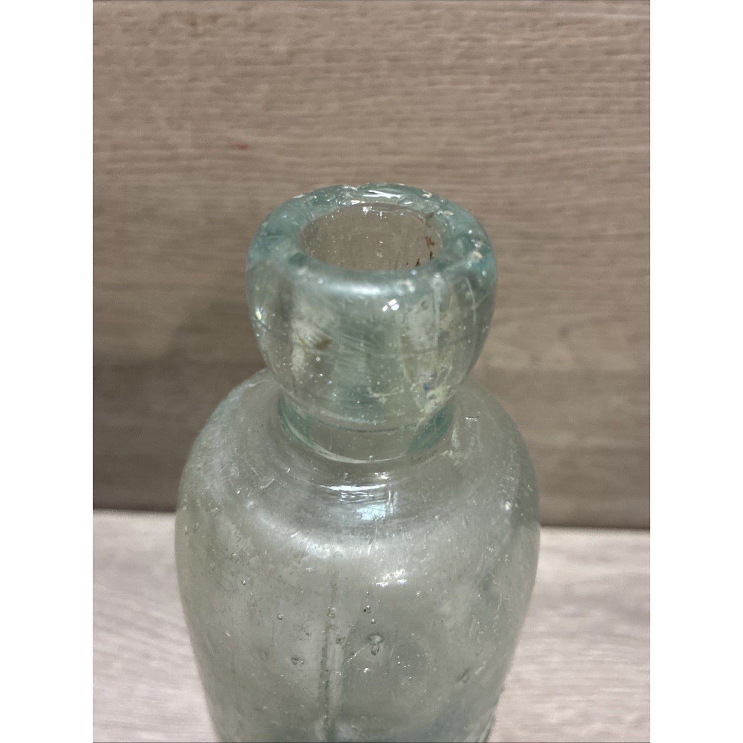 Antique Keenan Mfg Co Butte Montana Bottle Paneled 7.25” As Found! Blob Top