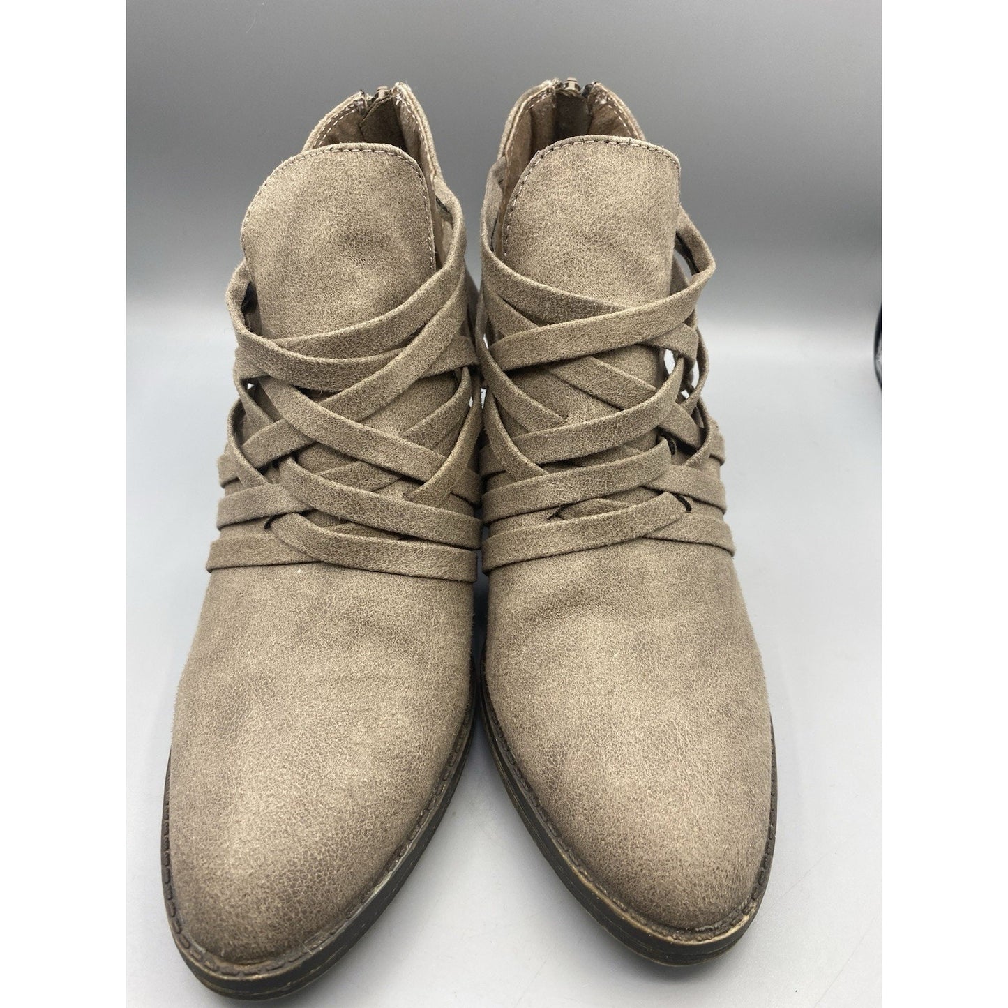 Fergalicious by Fergie Jillie Booties, Women's Size8 Brown