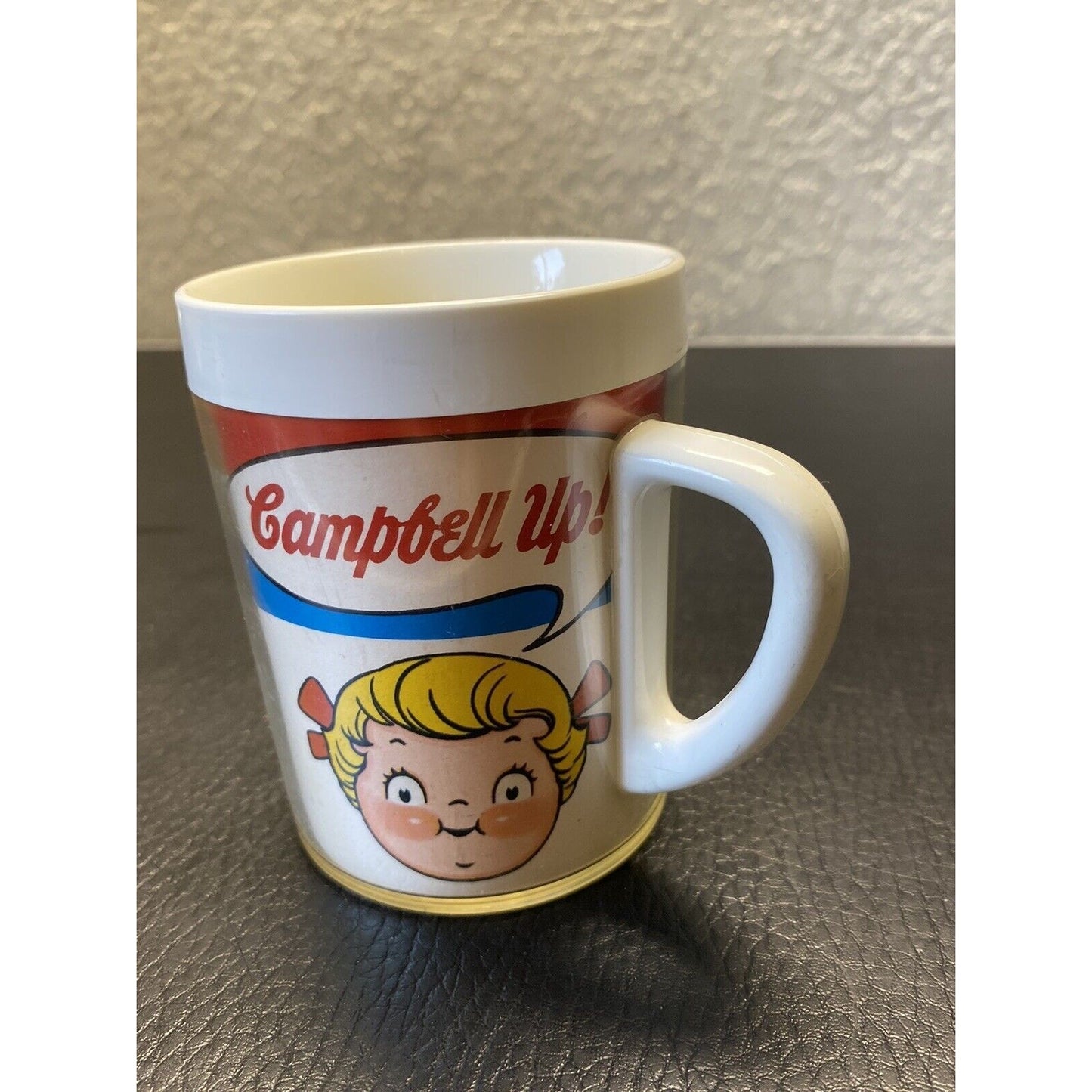 Vintage Campbell Up Plastic Cup Soup Coffee Cocoa Mug West Bend Thermo-Serv