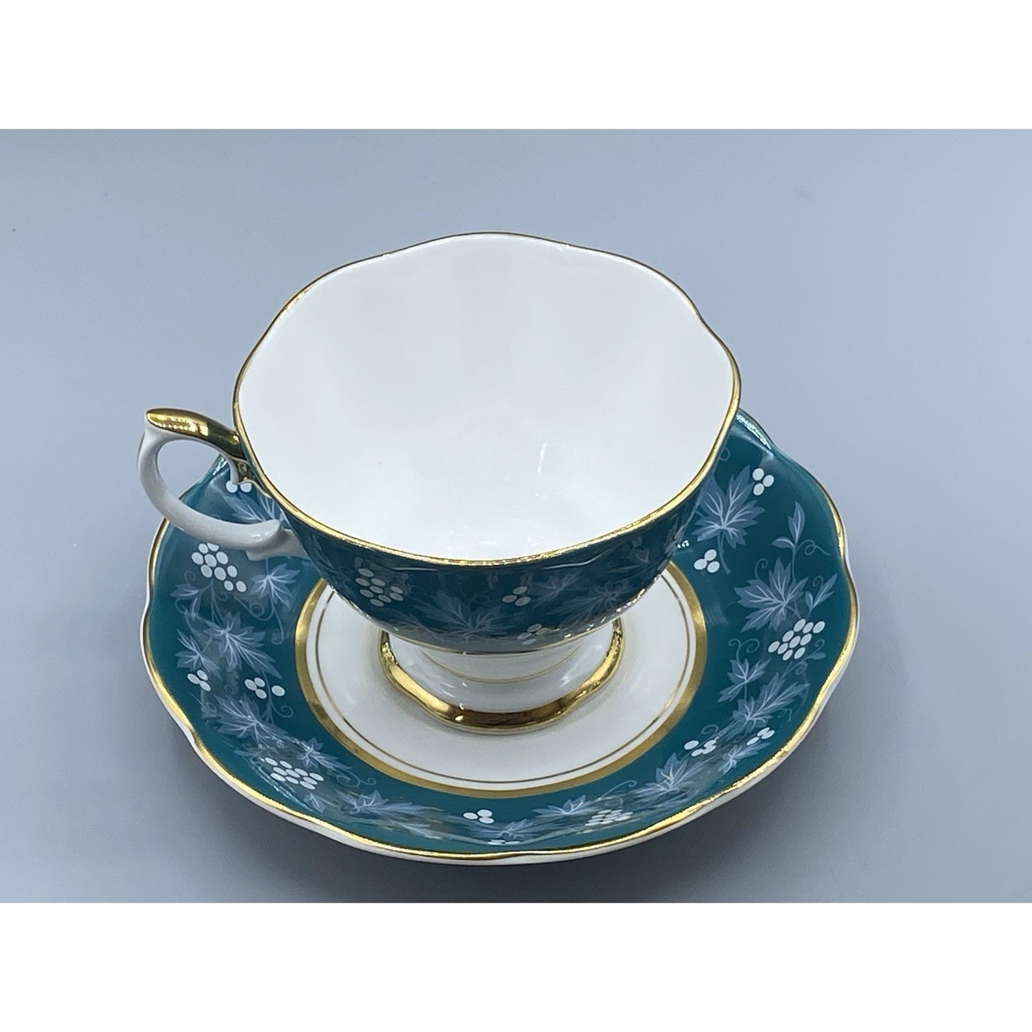 VINTAGE ROYAL ALBERT Chateau Series "Nancy" Teacup & Saucer Set