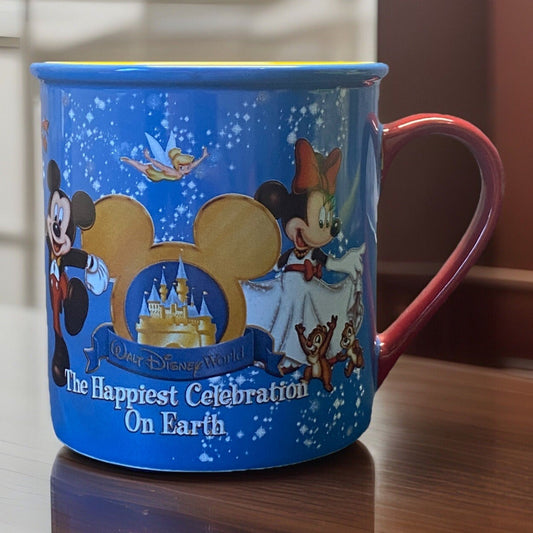Disney The Happiest Celebration On Earth Mug Coffee Tea Walt Disney World