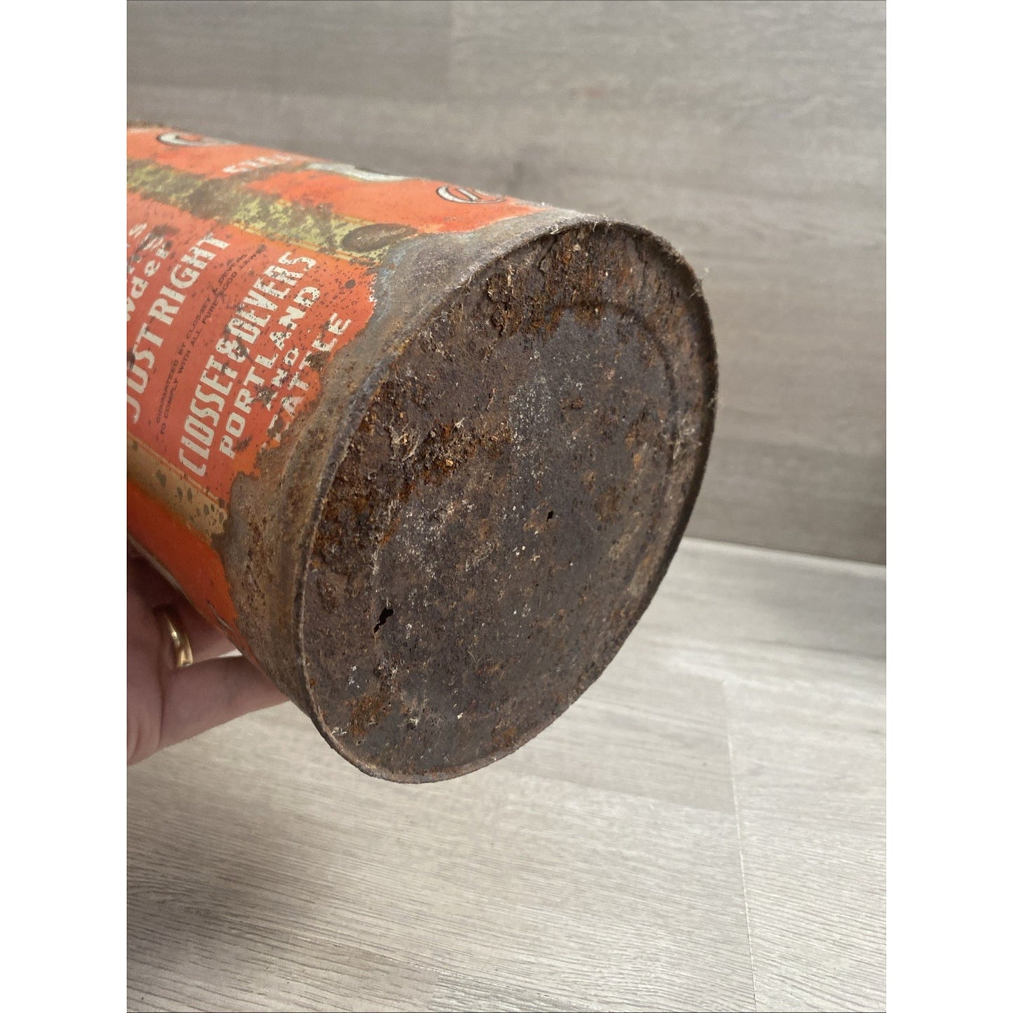 Rare ANTIQUE GOLDEN WEST COFFEE 2LB TIN LITHO CAN PORTLAND OR SEATTLE WA GROCERY