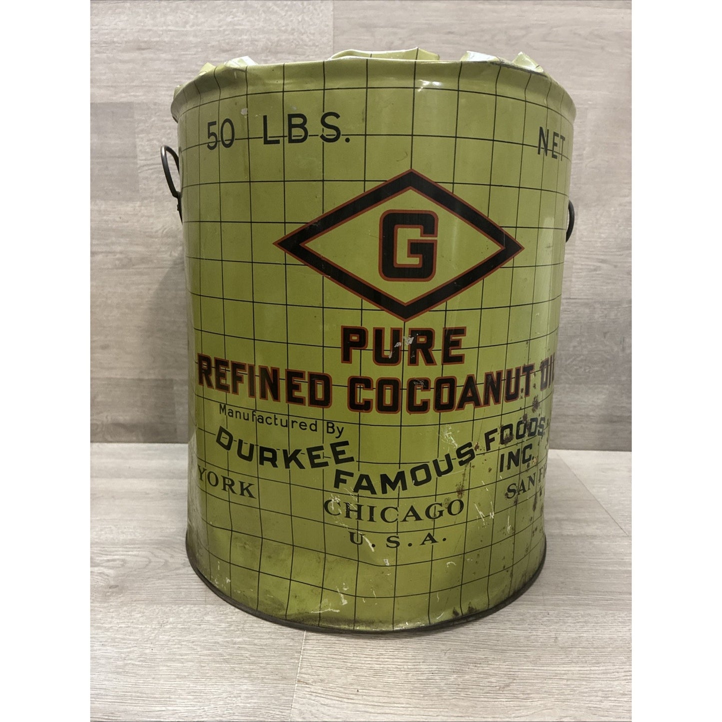 Durkee Famous Foods Pure Refined Coconut Oil NY Chicago San Francisco Advertisin