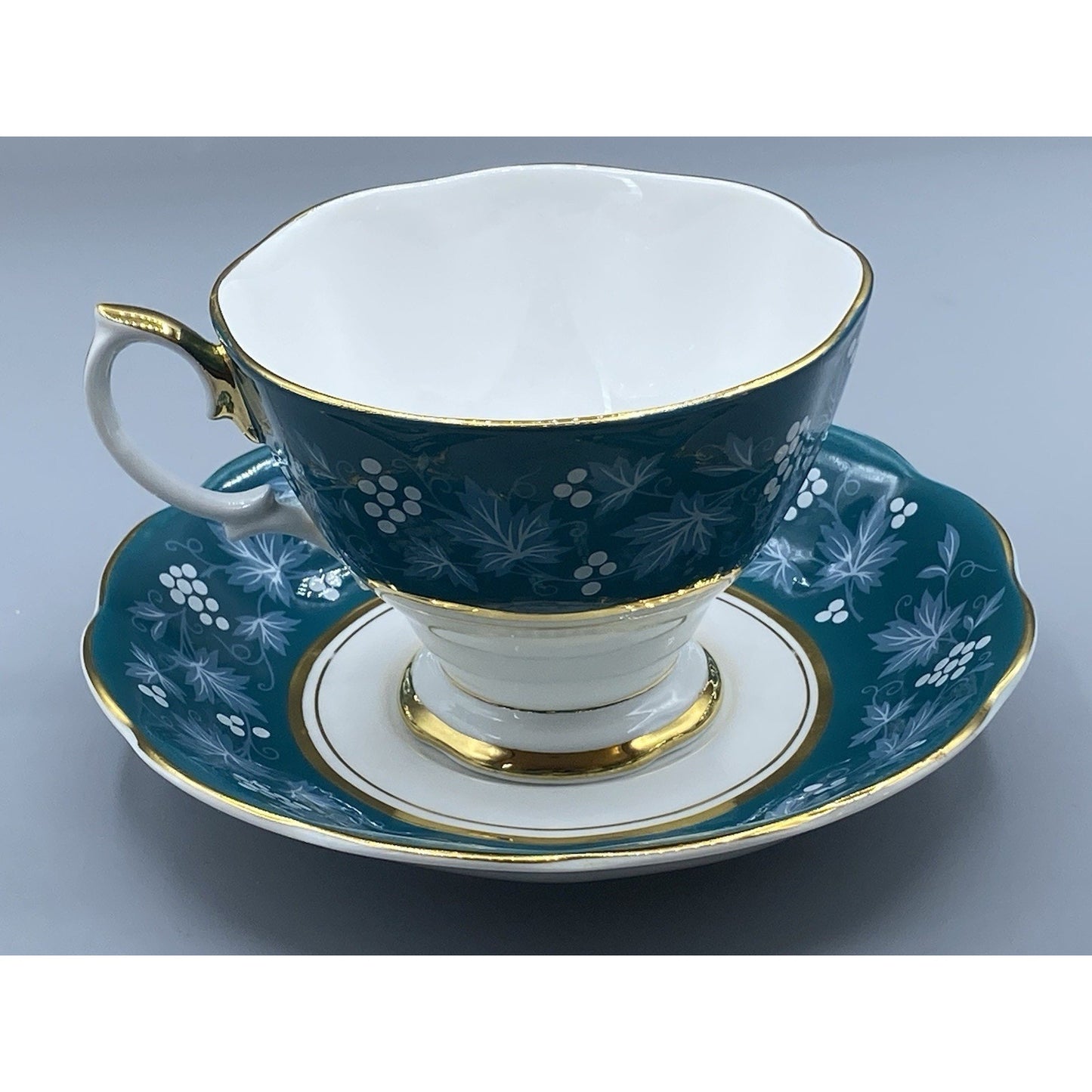 VINTAGE ROYAL ALBERT Chateau Series "Nancy" Teacup & Saucer Set