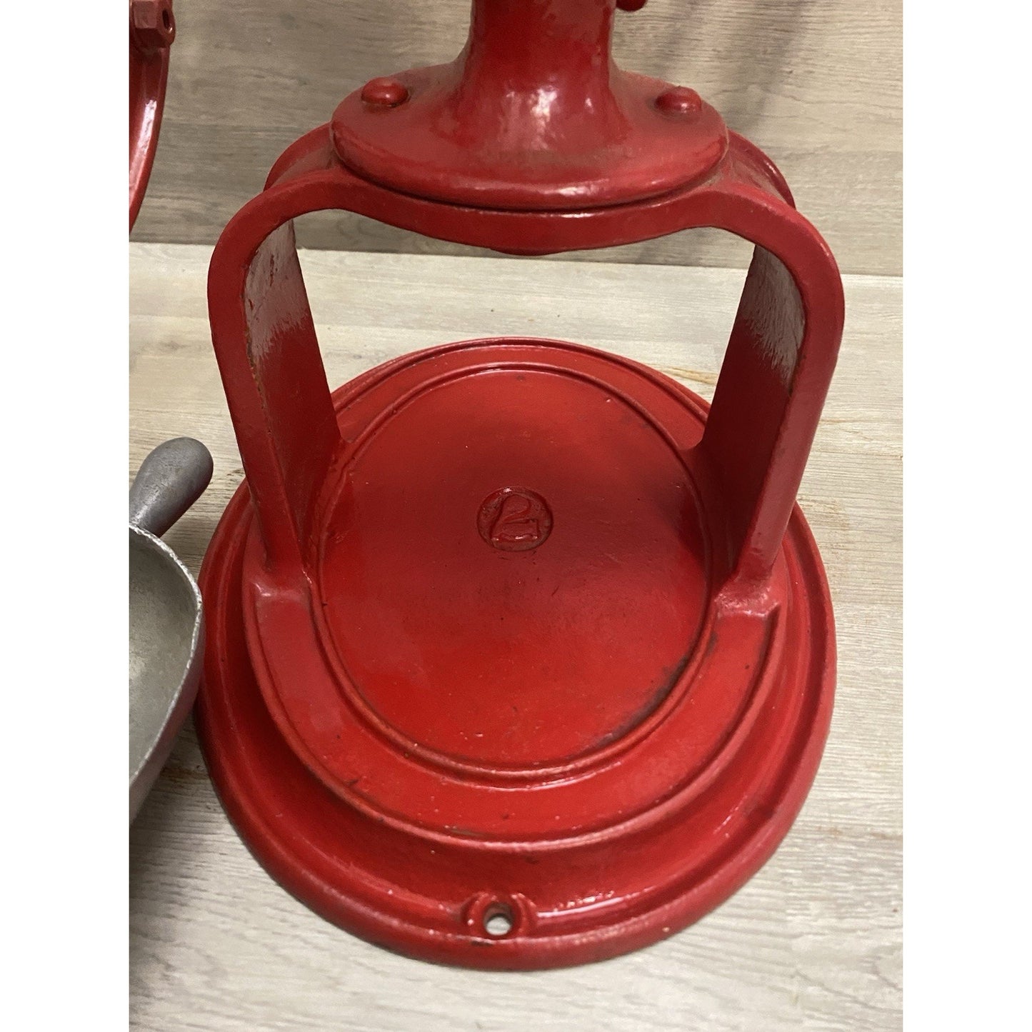 ANTIQUE FAIRBANKS MORSE & CO COFFEE GRINDER 1887 LARGE 27" TALL CAST IRON #7
