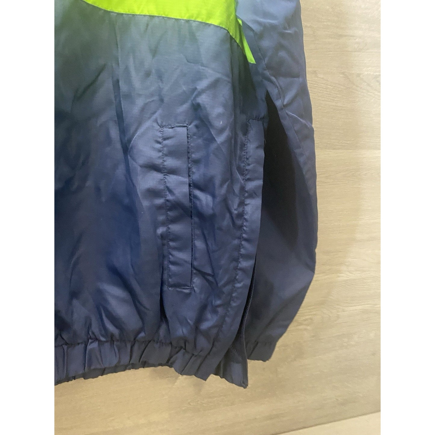 NFL Seahawks Nylon Pullover Rain Coat Long Sleeve SZ LG