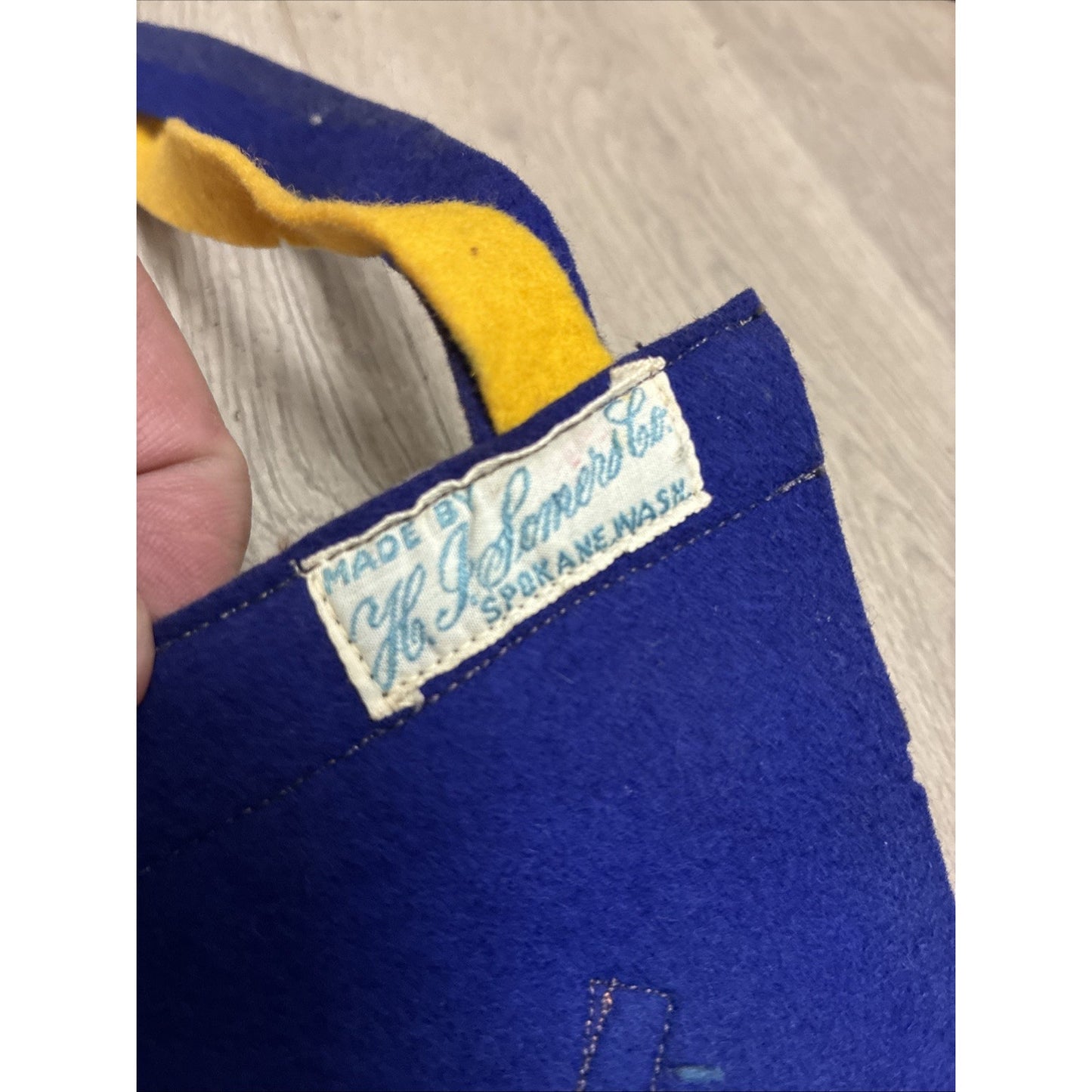 Antique Knights Of Pythias Pennant Tagged 29” Felt