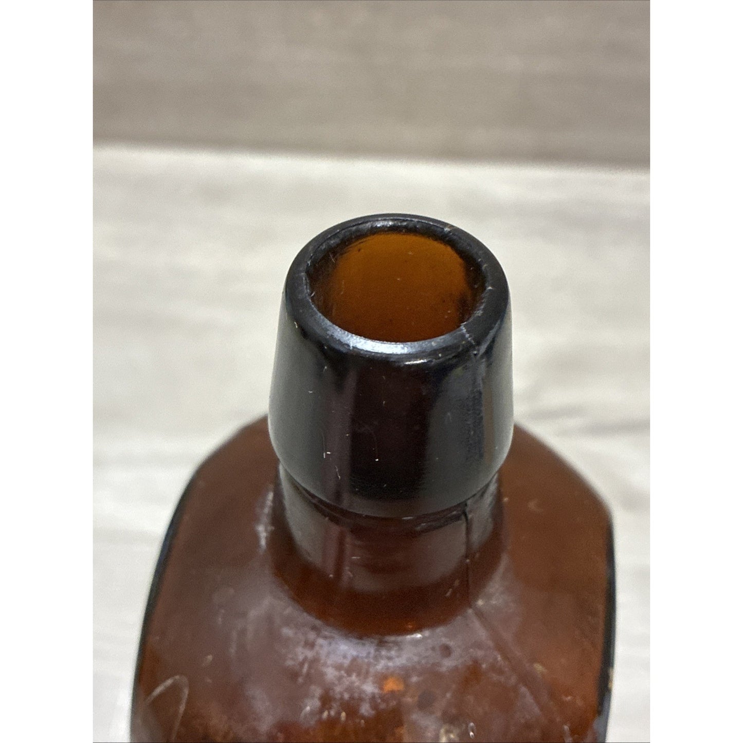 Antique Dr J Hostetter's Stomach Bitters 18oz Amber Bottle