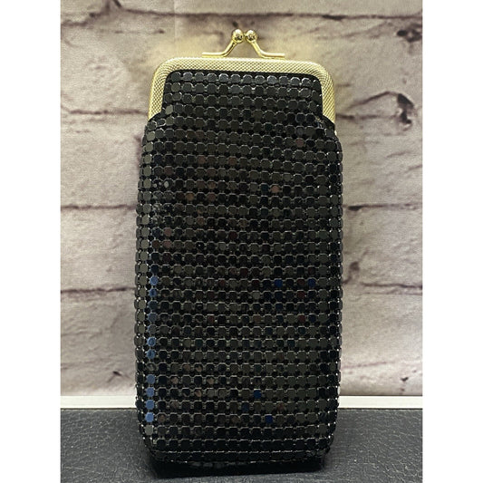 Another Y&S Original Metal Mesh Mini Coin Purse Kisslock Clutch Vintage