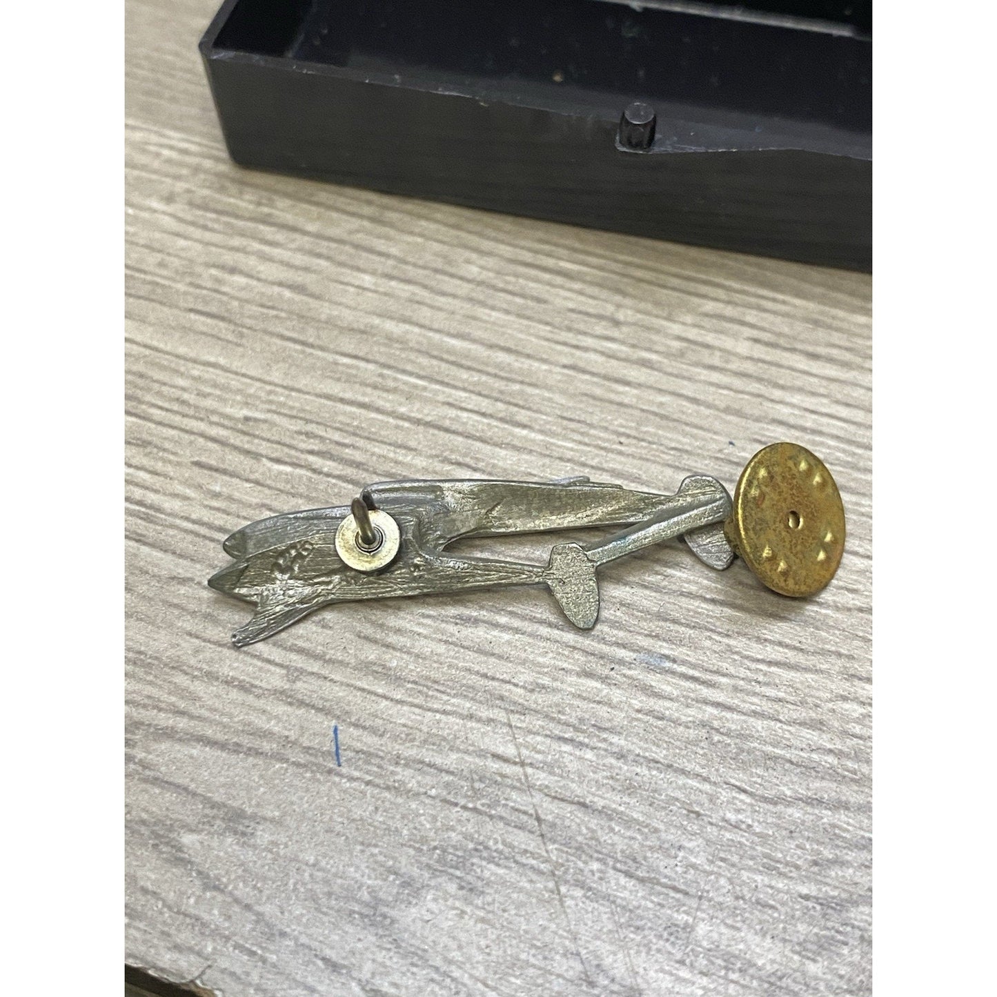 Pewter Lockheed P-38 Lightning Aircraft Lapel Pin