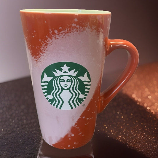 2021 Starbucks Airbrush Siren Pink Heart Red Tall Coffee Mug Valentine’s Day