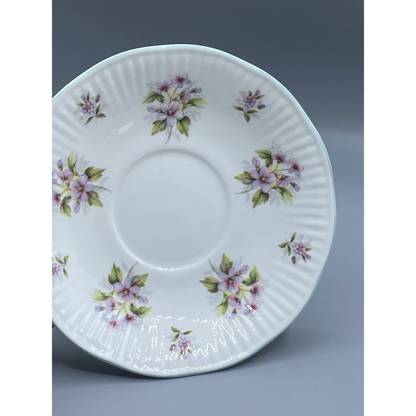 Royal Dover Teacup and Saucer, Floral Teacup
