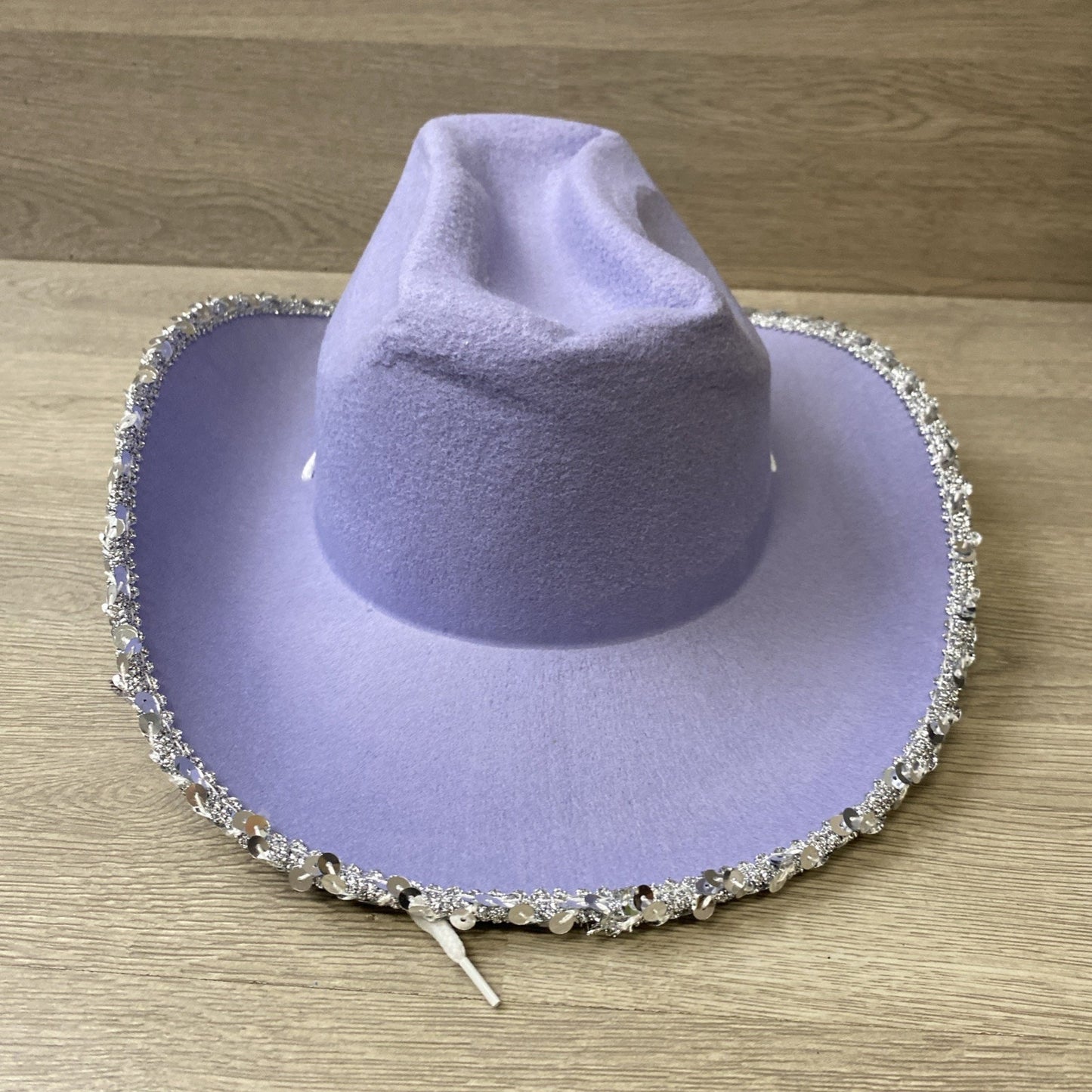 New Girls Purple Princess Fancy Sequence Cowgirl Hat Replicas by Parris