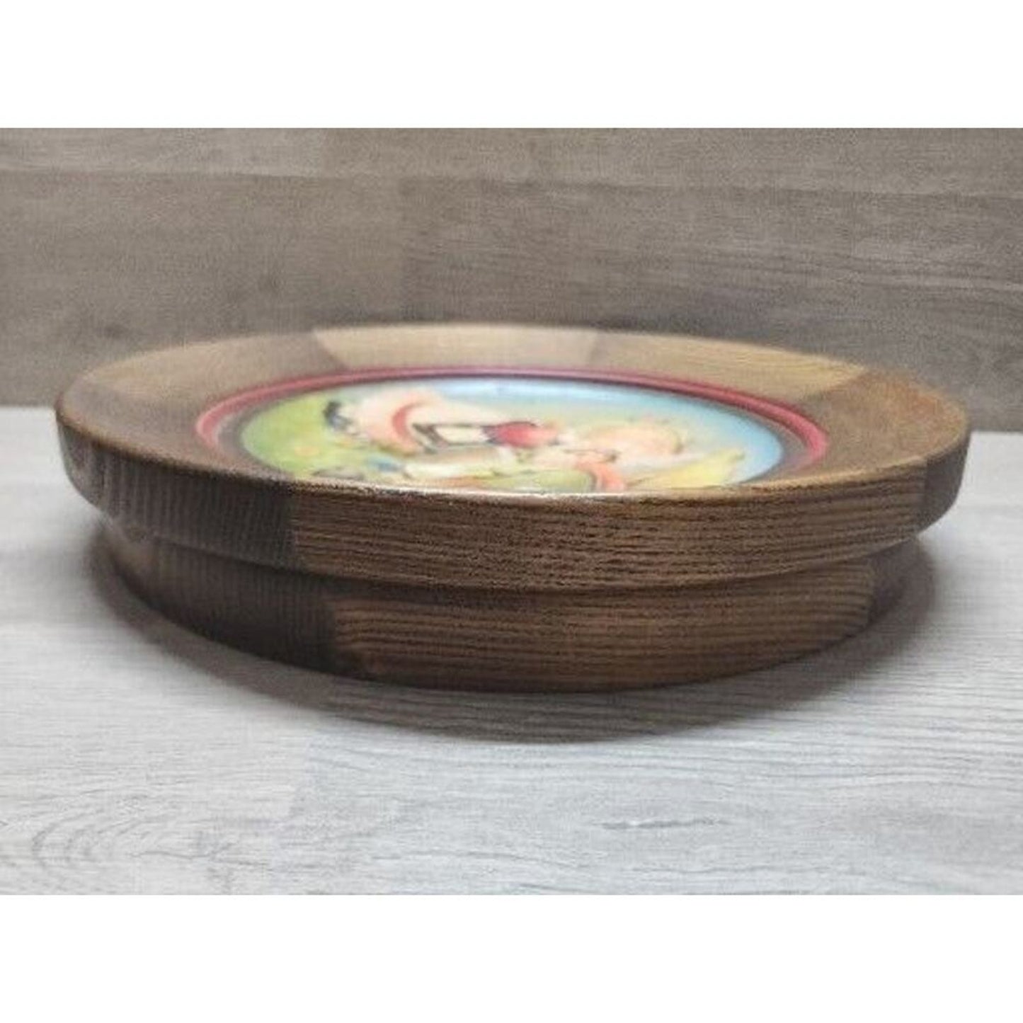 1976 Anri Wedding Day. Wood and Molded Plastic Wall Hanging.