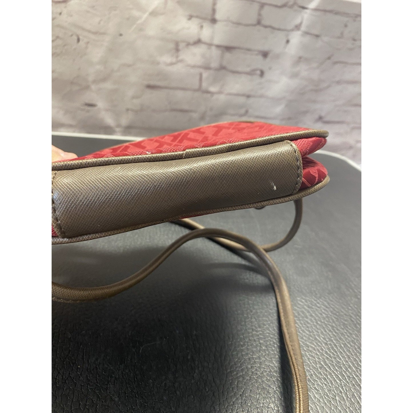 Tommy Hilfiger Handbag - Burgundy Red Crossbody Purse