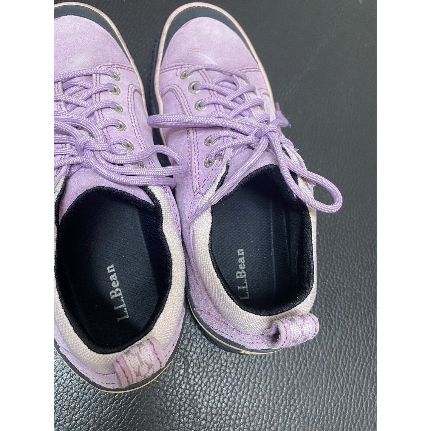 L.L. Bean Lavender Suede Hiking Walking Outdoor Waterproof Boots Women's Sz 5