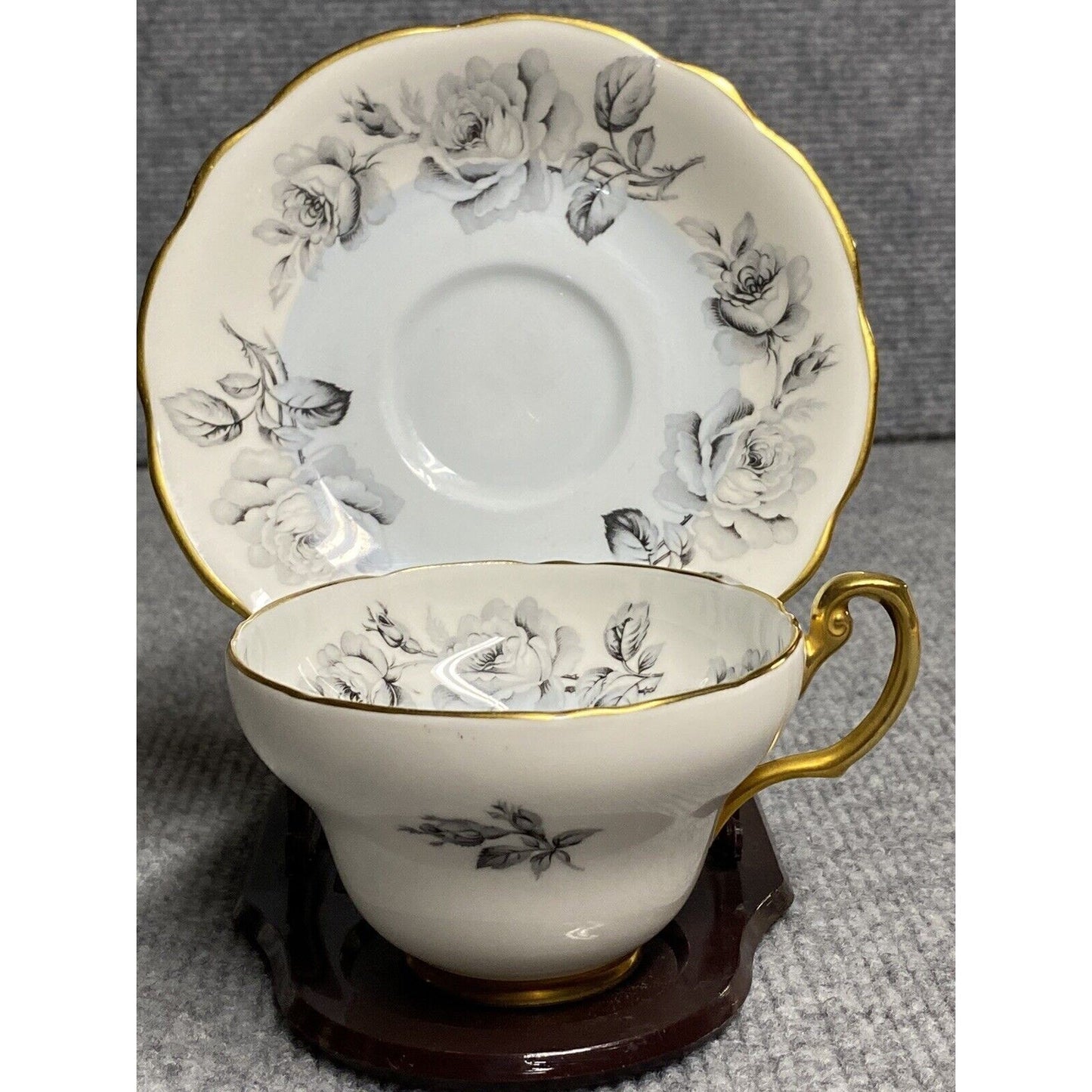 Scarce Foley Bone China Marked 1850 3903 Teacup & Saucer Set