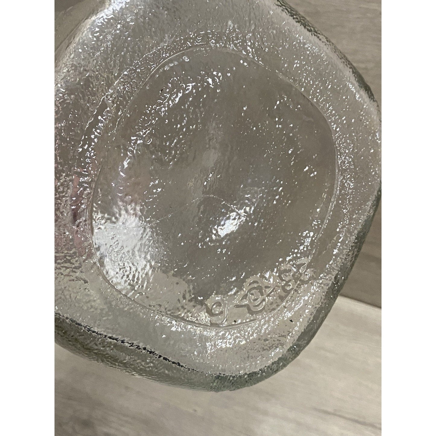Vintage 1930 Rare Glass Jar Coffee Owens Illinois Glass Co Clear Square 3 Pound