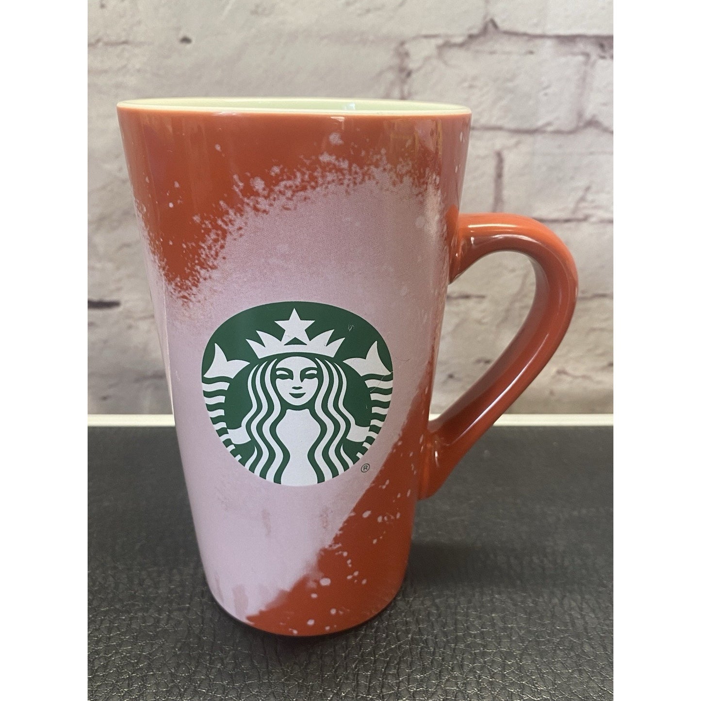 2021 Starbucks Airbrush Siren Pink Heart Red Tall Coffee Mug Valentine’s Day