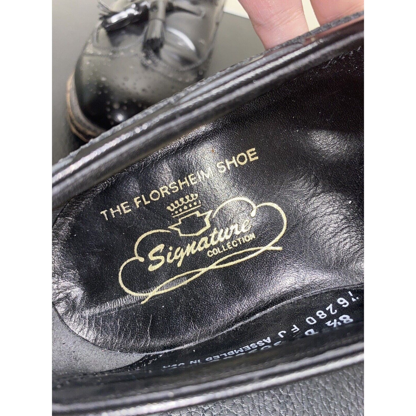 Florsheim Shoe Signature Collection Men’s Black Sz 8.5D Dress Shoes