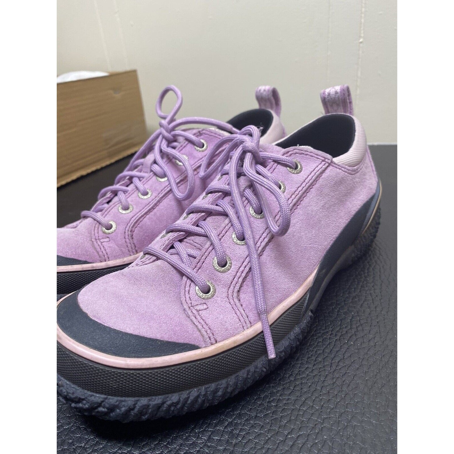L.L. Bean Lavender Suede Hiking Walking Outdoor Waterproof Boots Women's Sz 5