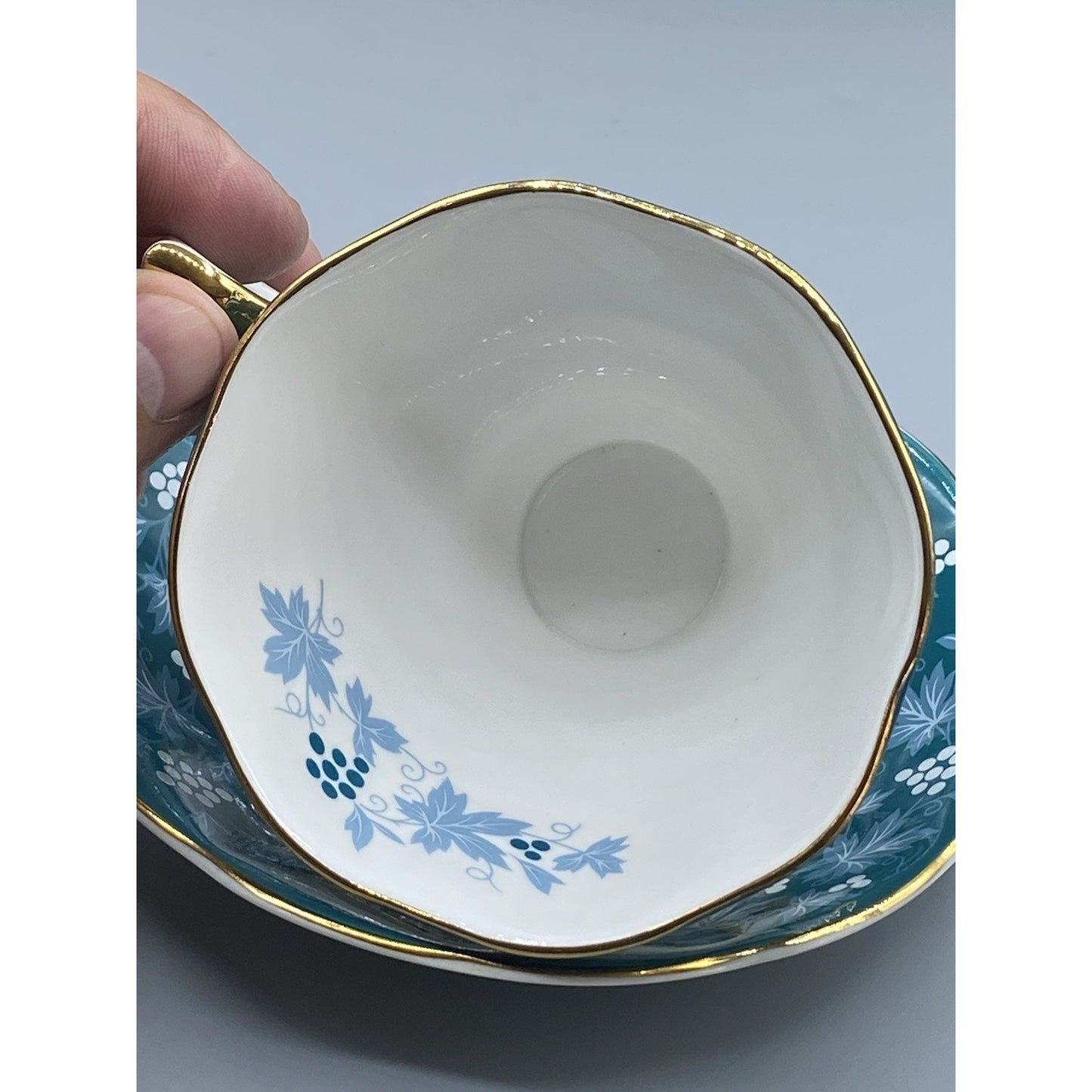 VINTAGE ROYAL ALBERT Chateau Series "Nancy" Teacup & Saucer Set