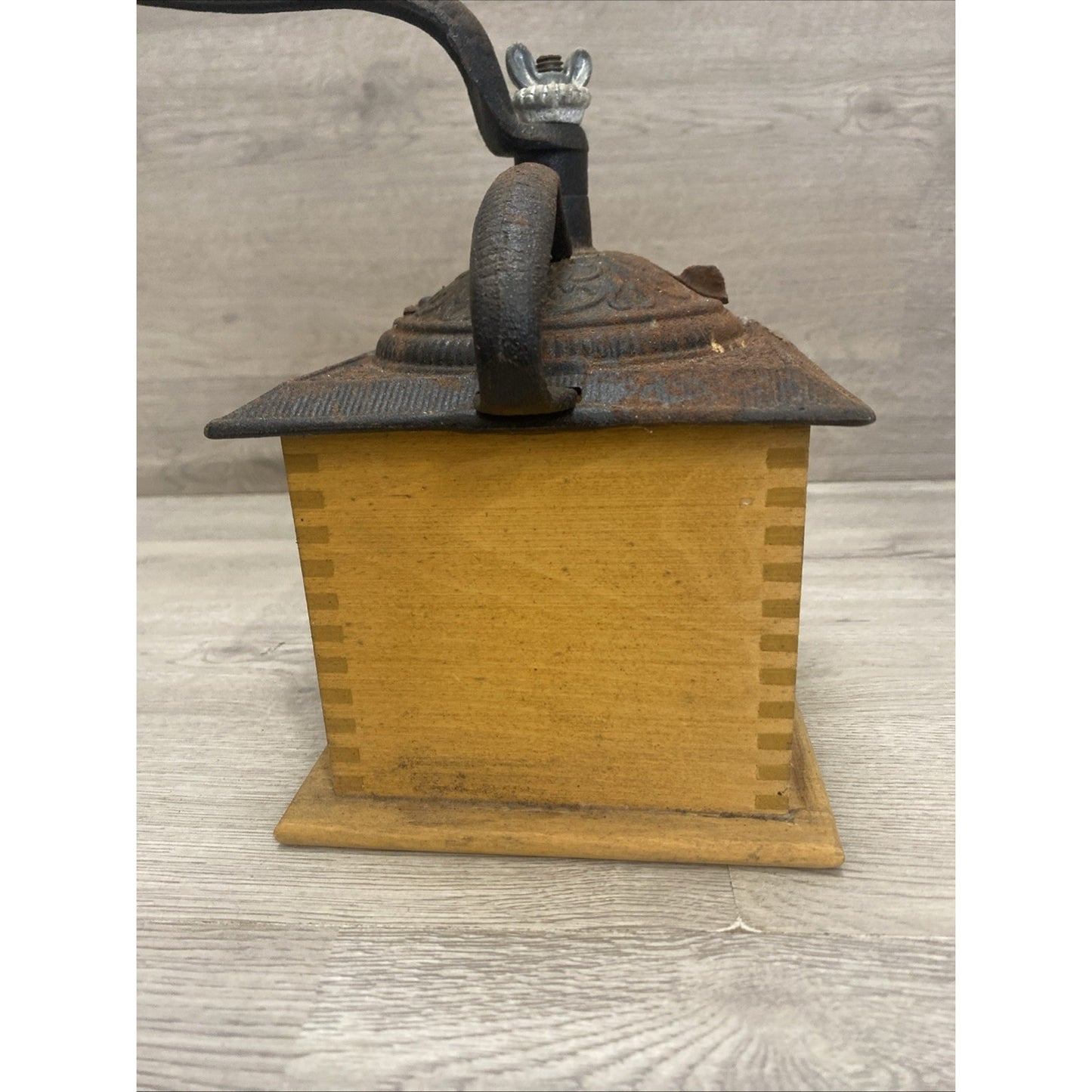 VINTAGE COLONIAL NO 1707 COFFEE MILL GRINDER WRIGHTSVILLE HARDWARE COMPANY
