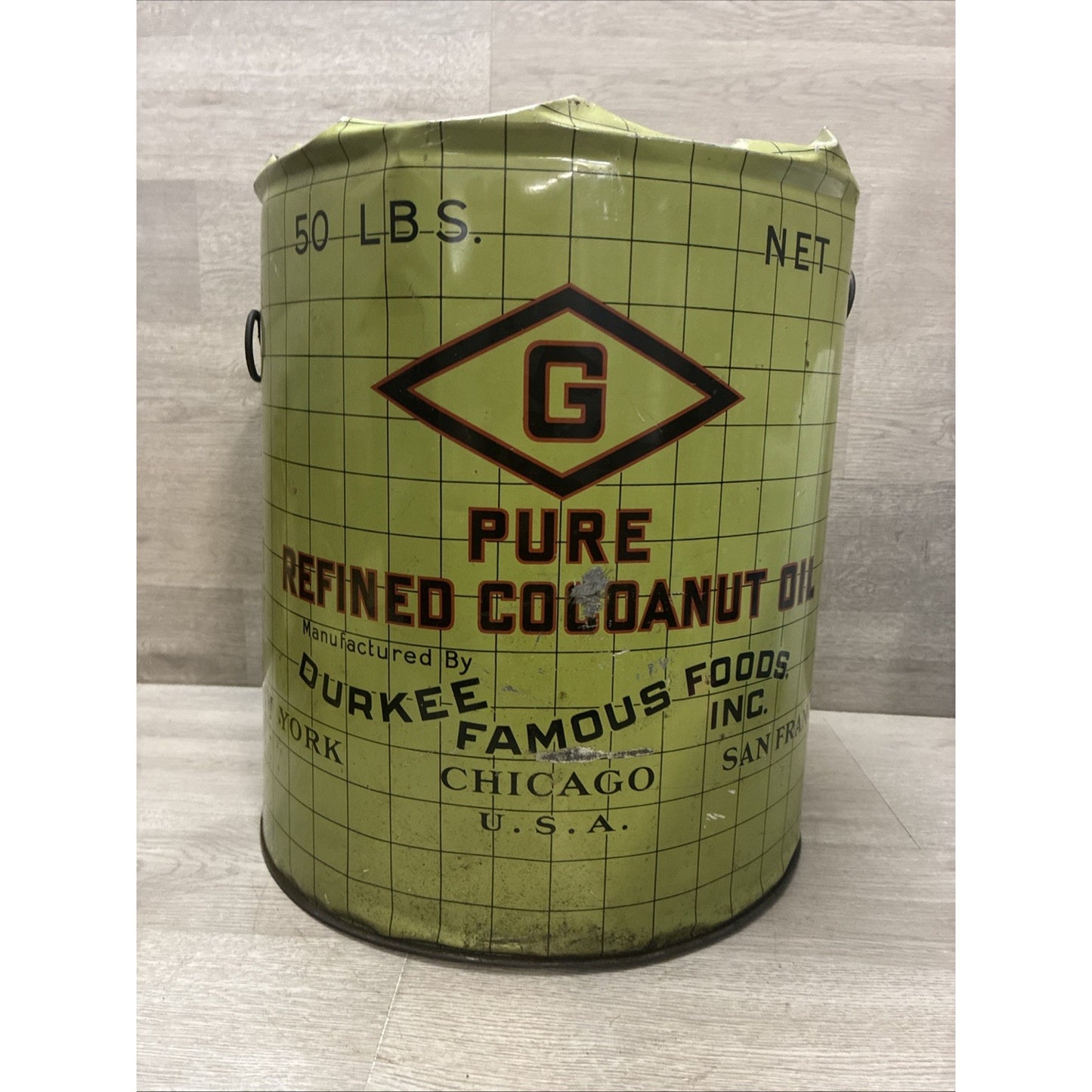 Durkee Famous Foods Pure Refined Coconut Oil NY Chicago San Francisco Advertisin