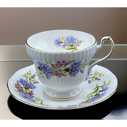 Rosinas Queens Wild Flowers Teacup & Saucer Set