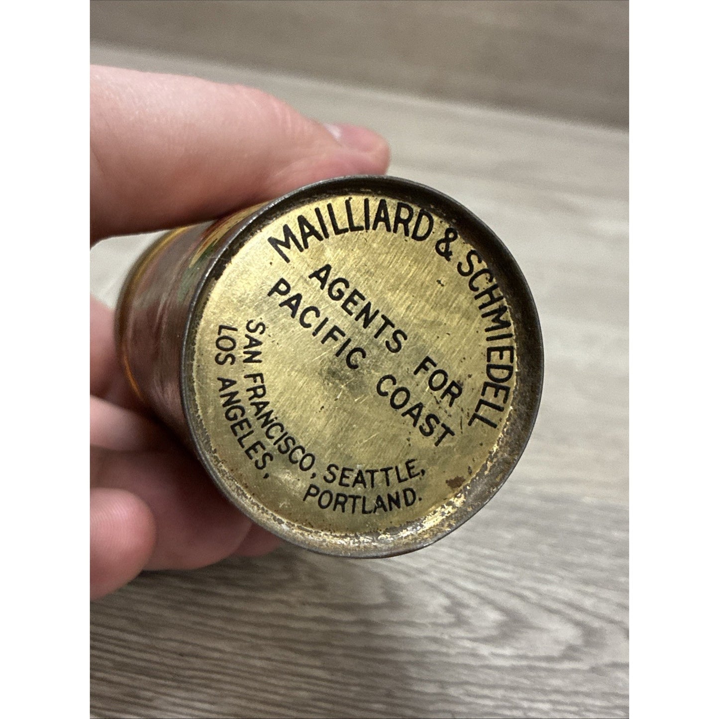 Vintage Korona Paprika Tin Szeged Hungary New York NY Collectable Advertising