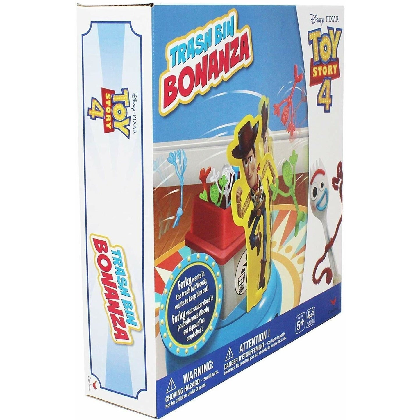 Disney Pixar Toy Story 4 Trash Bin Bonanza Game With Woody And Forky New Sealed