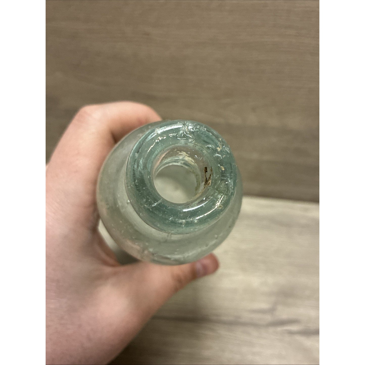 Antique Keenan Mfg Co Butte Montana Bottle Paneled 7.25” As Found! Blob Top
