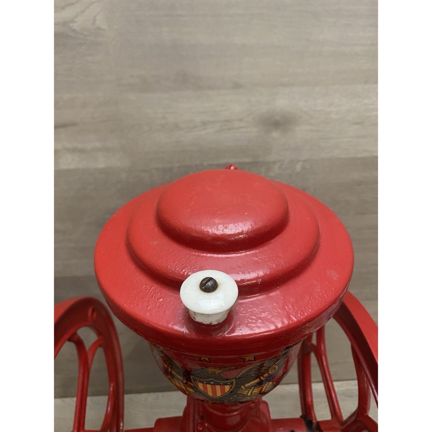 ANTIQUE FAIRBANKS MORSE & CO COFFEE GRINDER 1887 LARGE 27" TALL CAST IRON #7