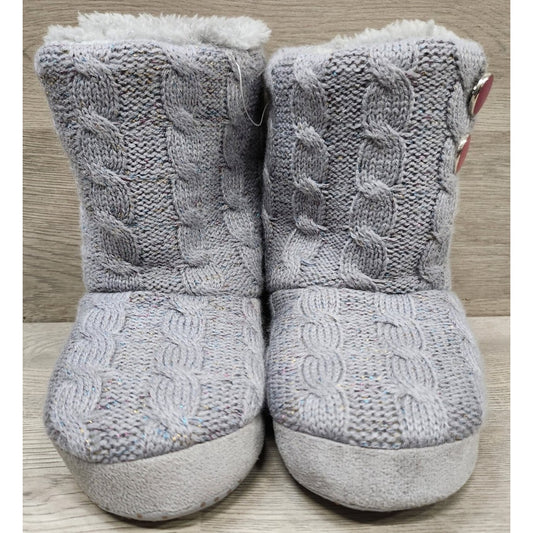 Capelli Dark Grey Faux Fur Boots