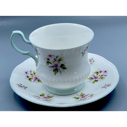 Royal Dover Teacup and Saucer, Floral Teacup