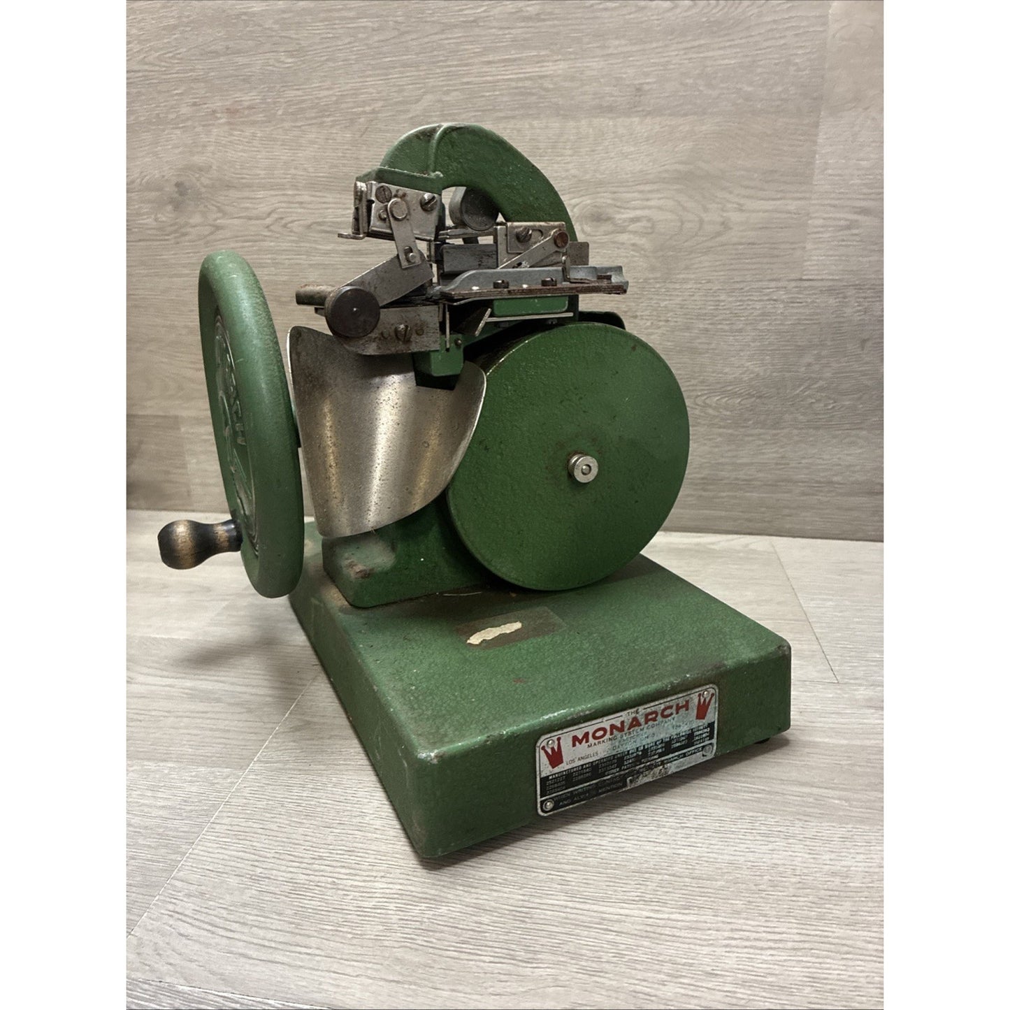 Vintage Monarch Marking System "Junior Monarch" Ticket Pricing Machine
