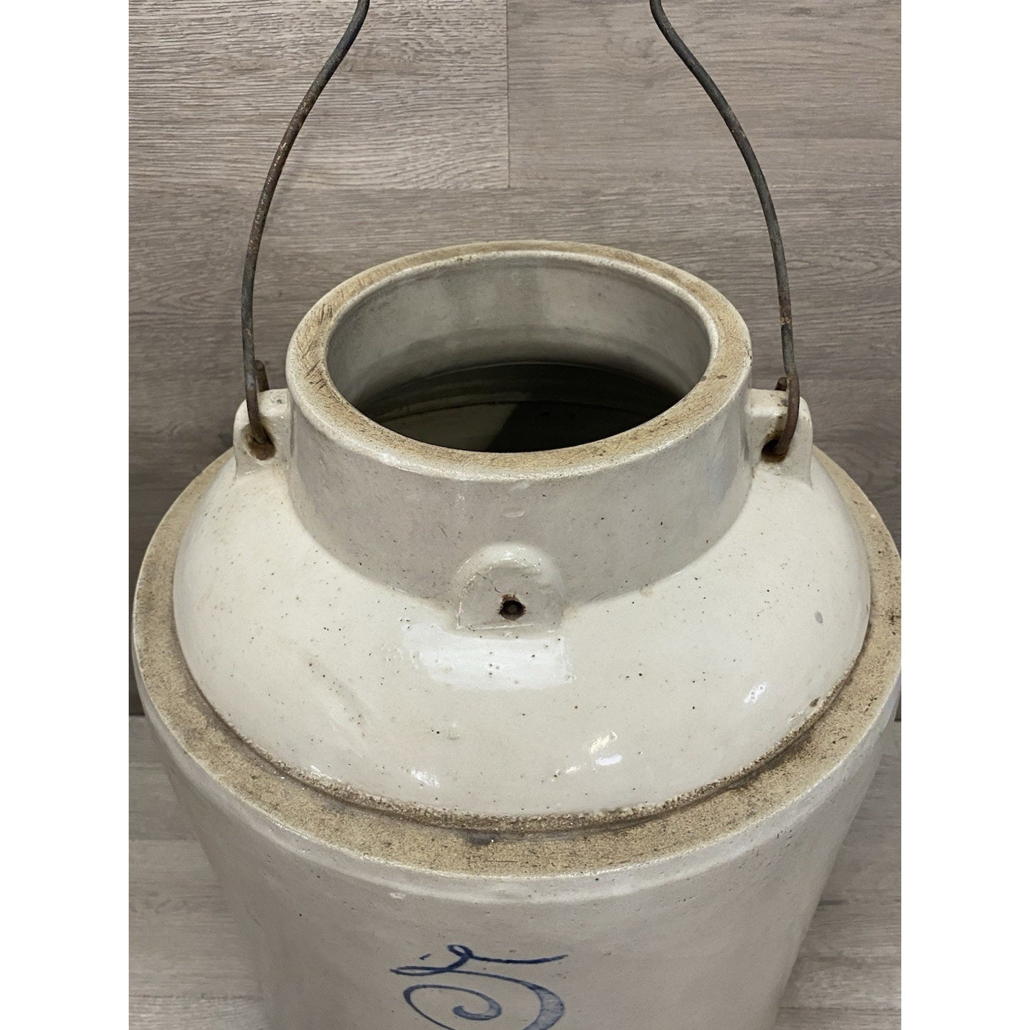 RED WING 5 GAL BALL BAIL LOCK JAR PICKLE CROCK SCARCE JUG PRIMITIVE