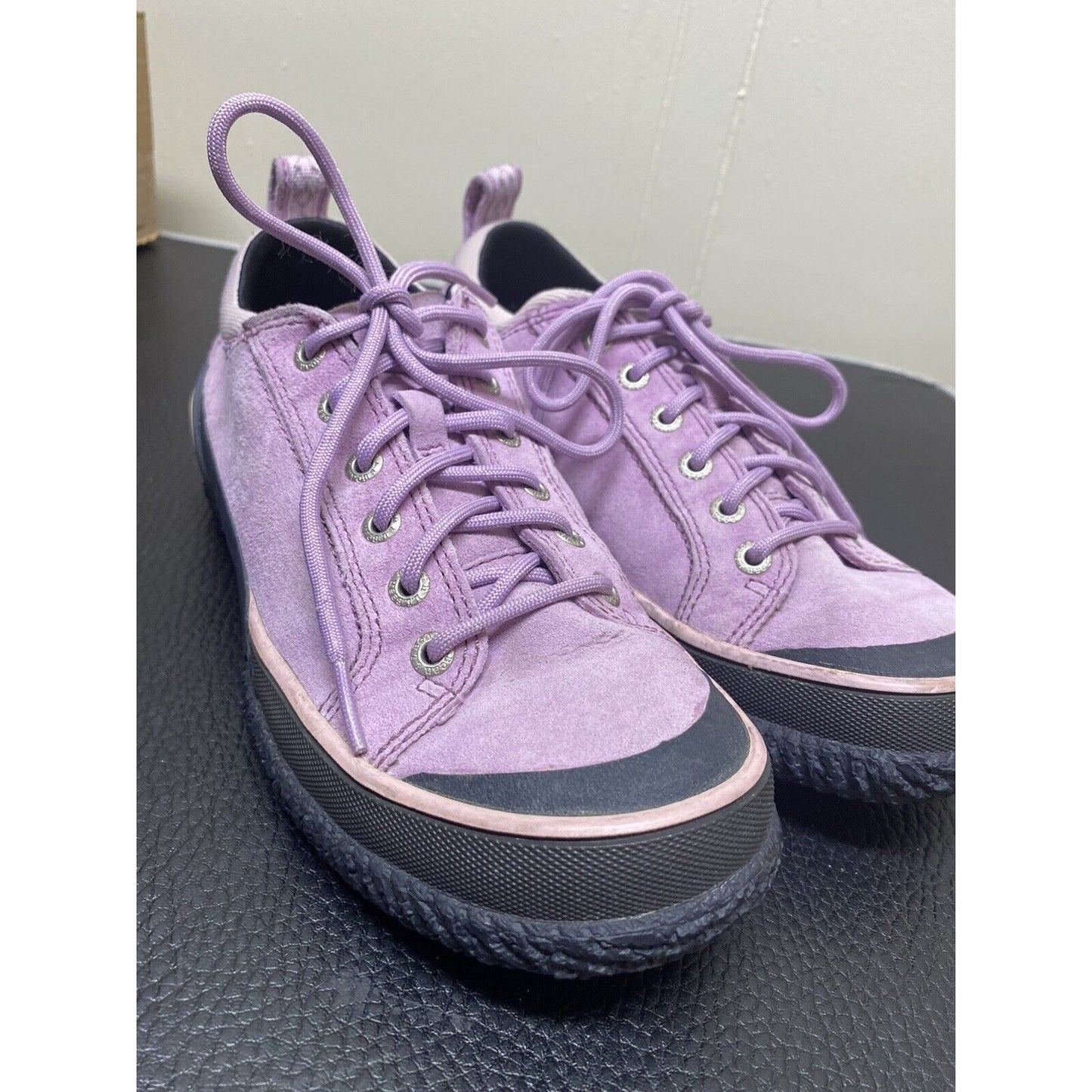 L.L. Bean Lavender Suede Hiking Walking Outdoor Waterproof Boots Women's Sz 5