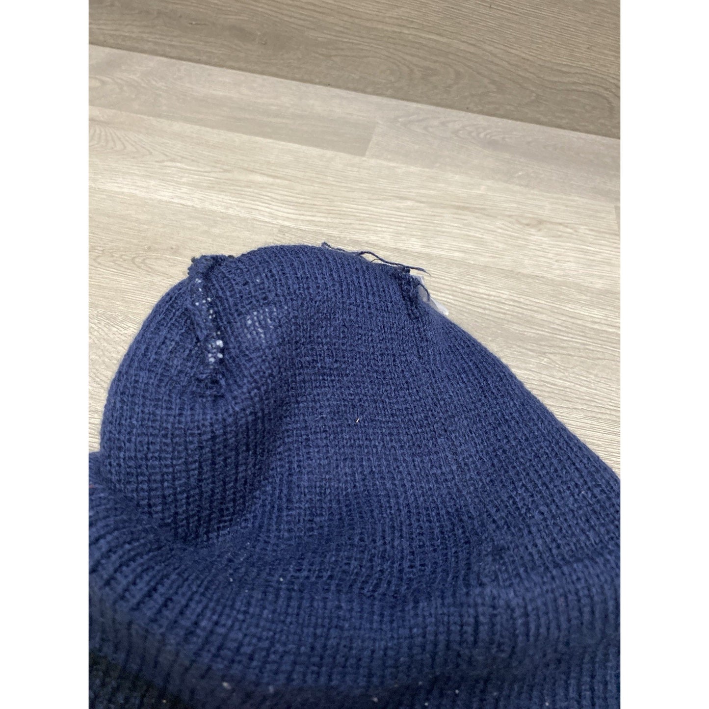 Seattle Seahawks Winter Beanie Blue White Pom Men's Embroidered Logo NFL