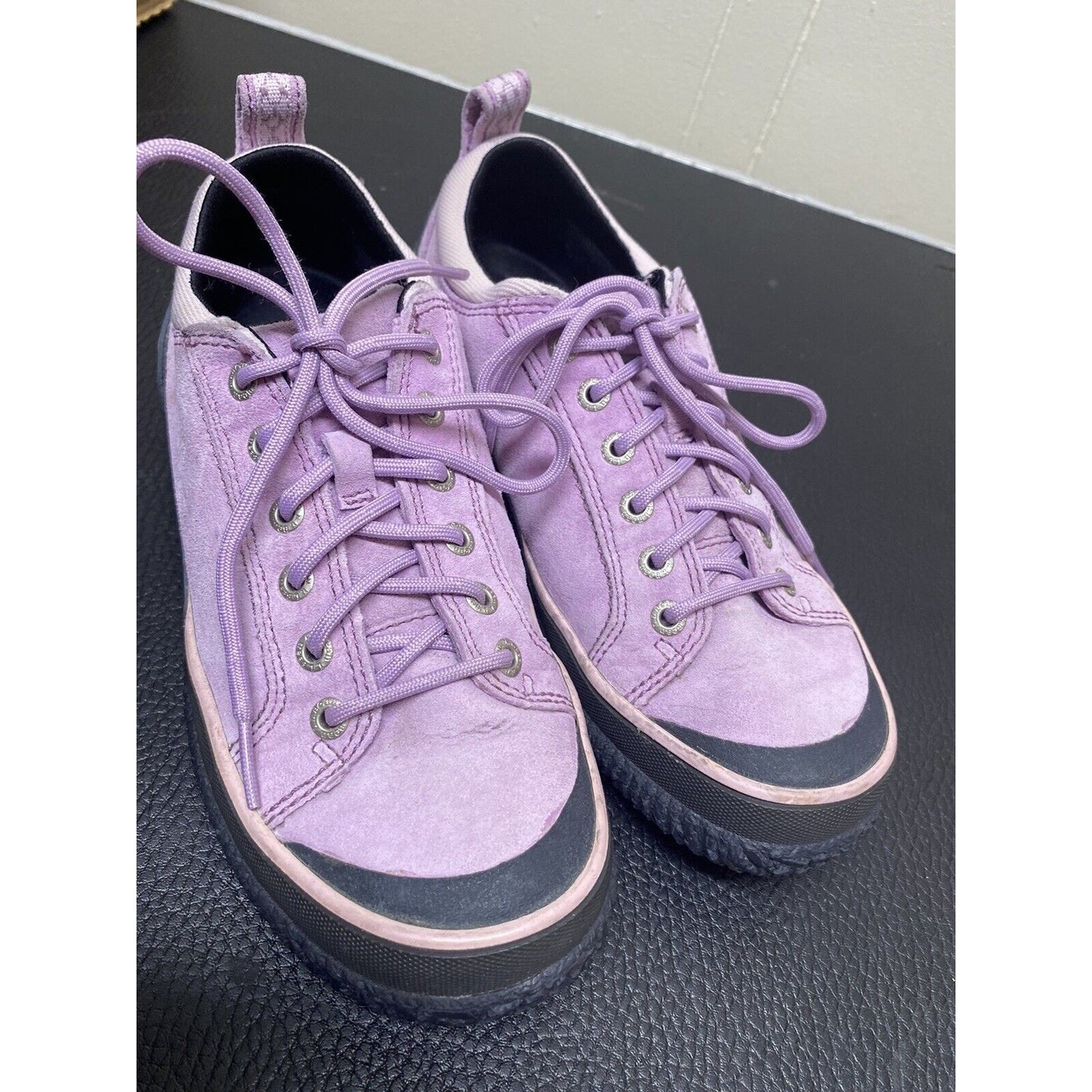 L.L. Bean Lavender Suede Hiking Walking Outdoor Waterproof Boots Women's Sz 5
