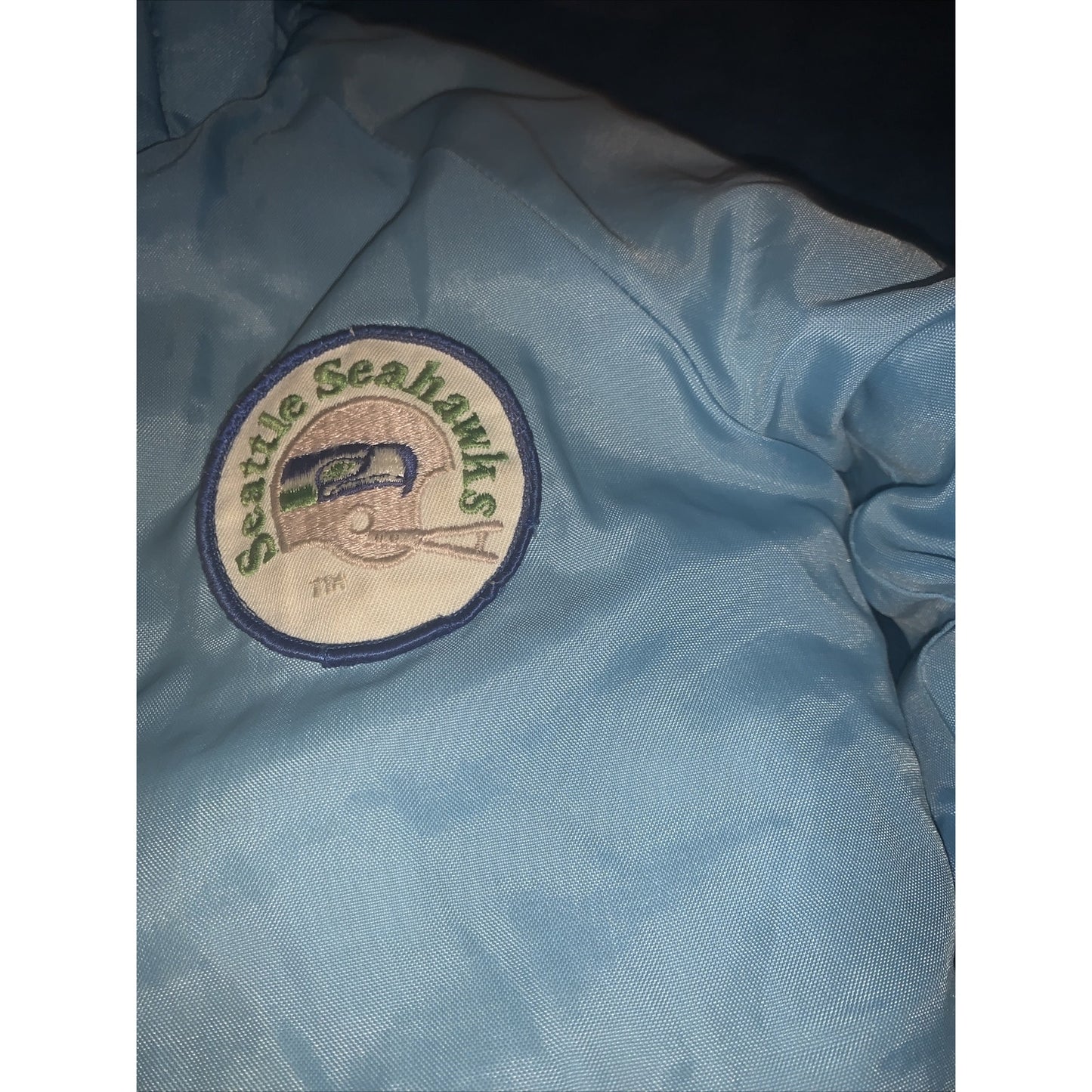 Seahawks Size 8 NFL Girls Childrens Jacket Blue (VMA Floor)