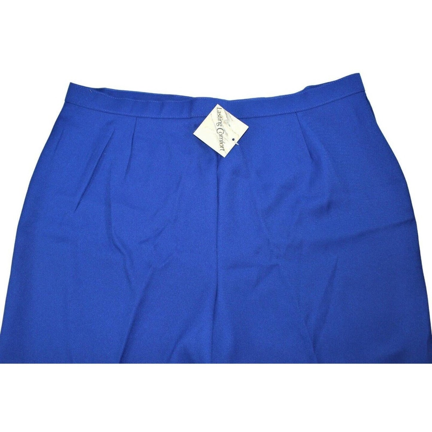 Women's Lasting Comfort Visa by Milliken Blue Dress Pants Plus Size 3X J2 NWT