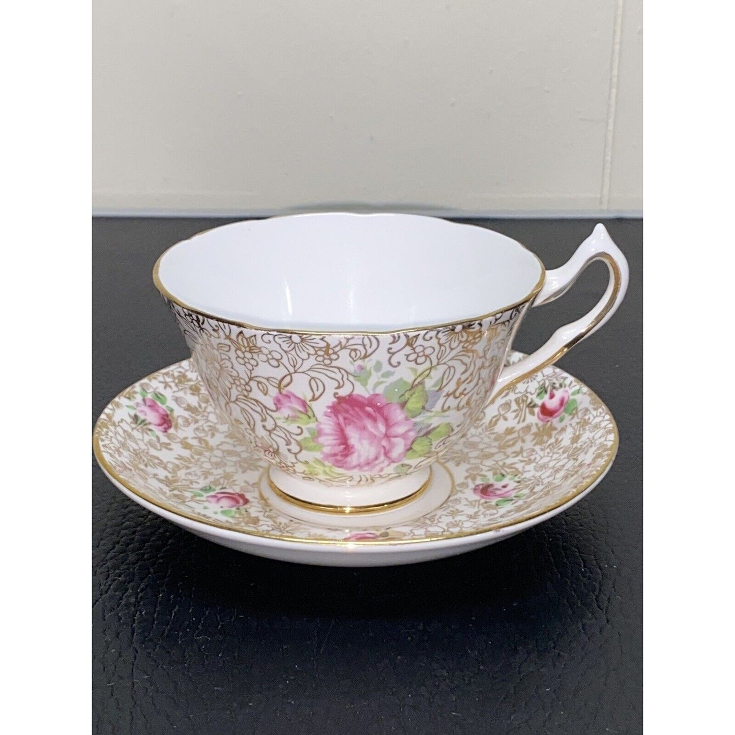 Collingswood Bone China England 417 Rose Teacup